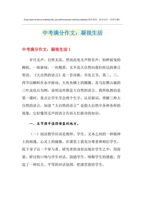 以凝视为话题的作文