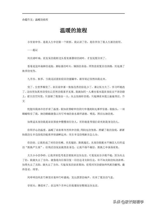 共度好时光初中作文