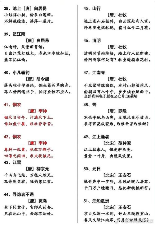 小学至初中古诗大全，收录多少首？