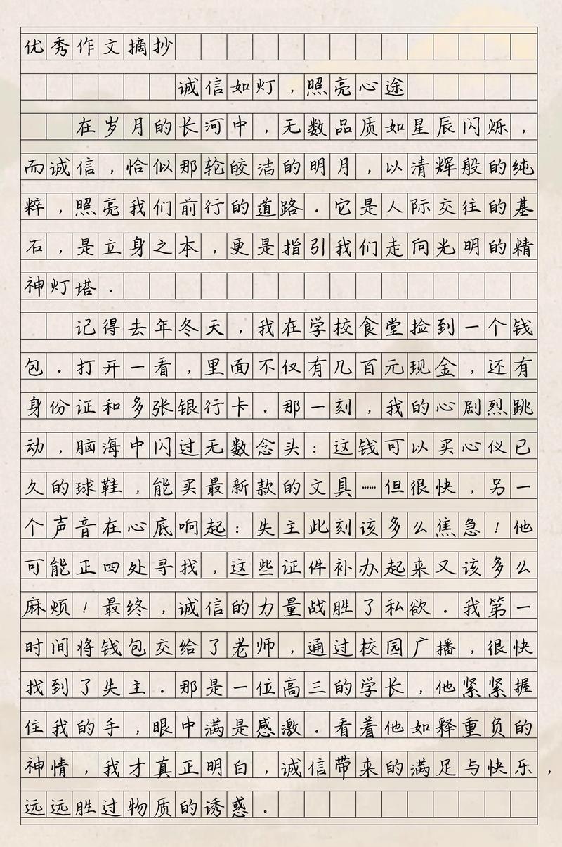 诚实作文800字，如何写出真实动人的故事？