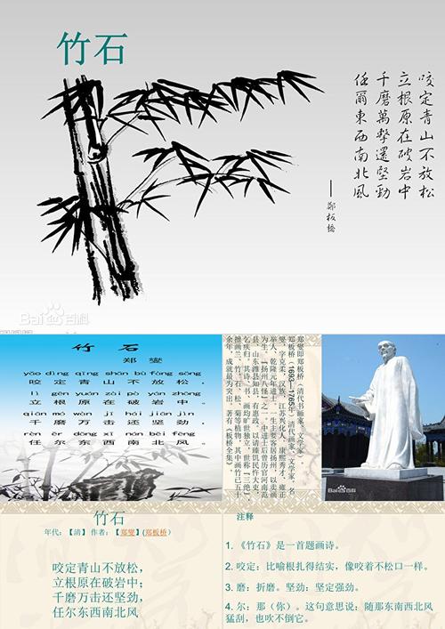 小学古诗竹石教学设计，如何突破重难点？