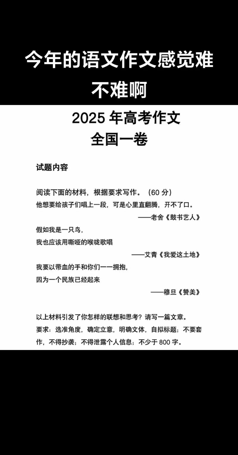 13年高考作文题有哪些？