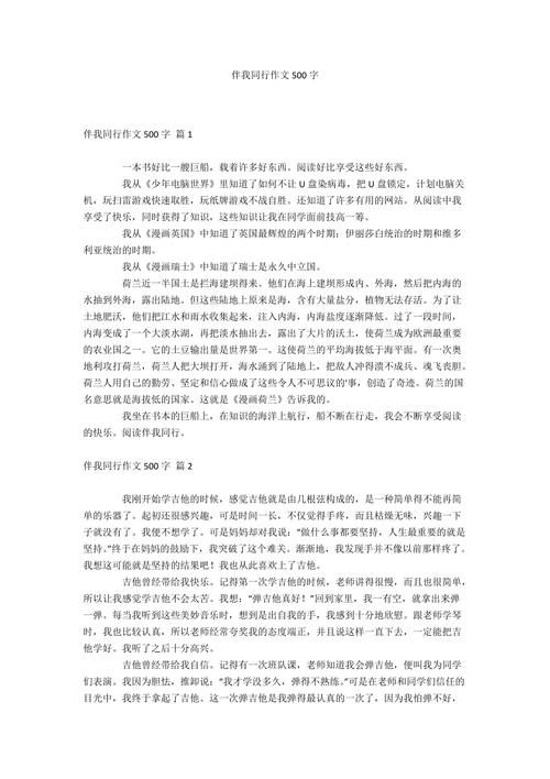 伴我前行中,何为前行路上最坚实的陪伴?