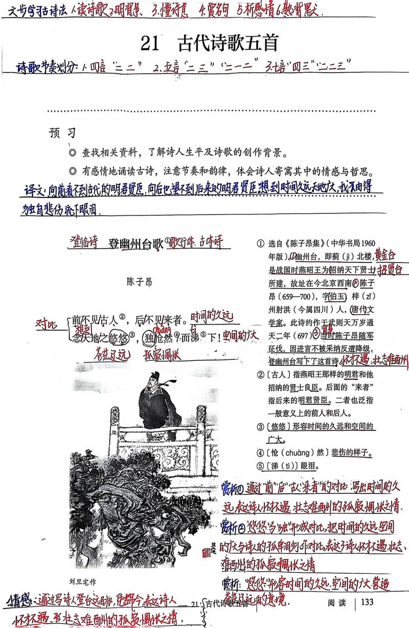 沪教版七下古诗有哪些必背篇目？