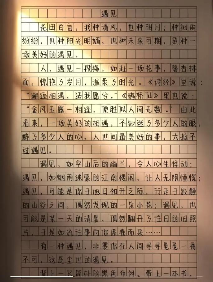 遇见,是偶然还是必然?