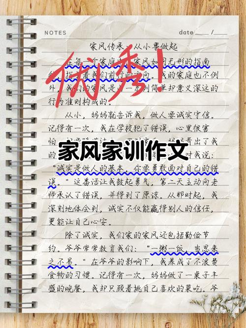 家风家训作文如何写出彩与深度？