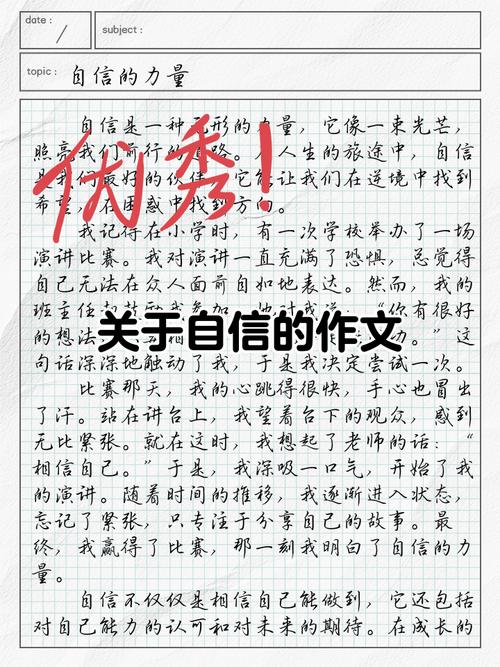 如何积累自信作文素材更出彩？