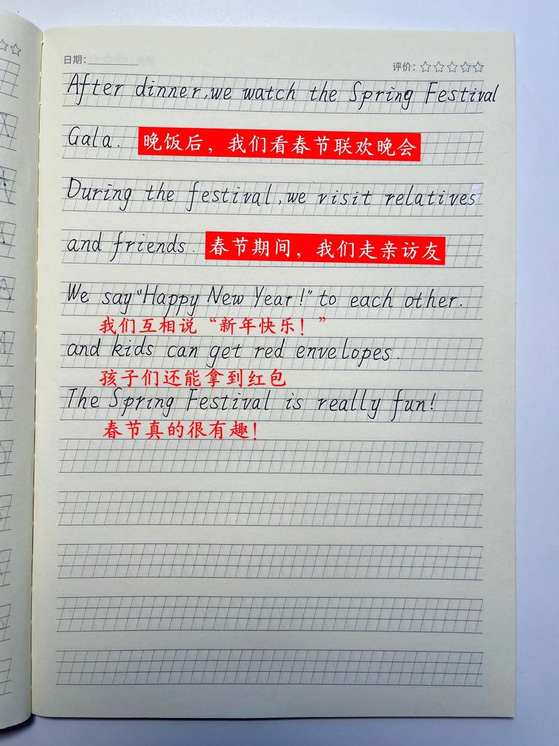 新年英语作文如何写出彩？