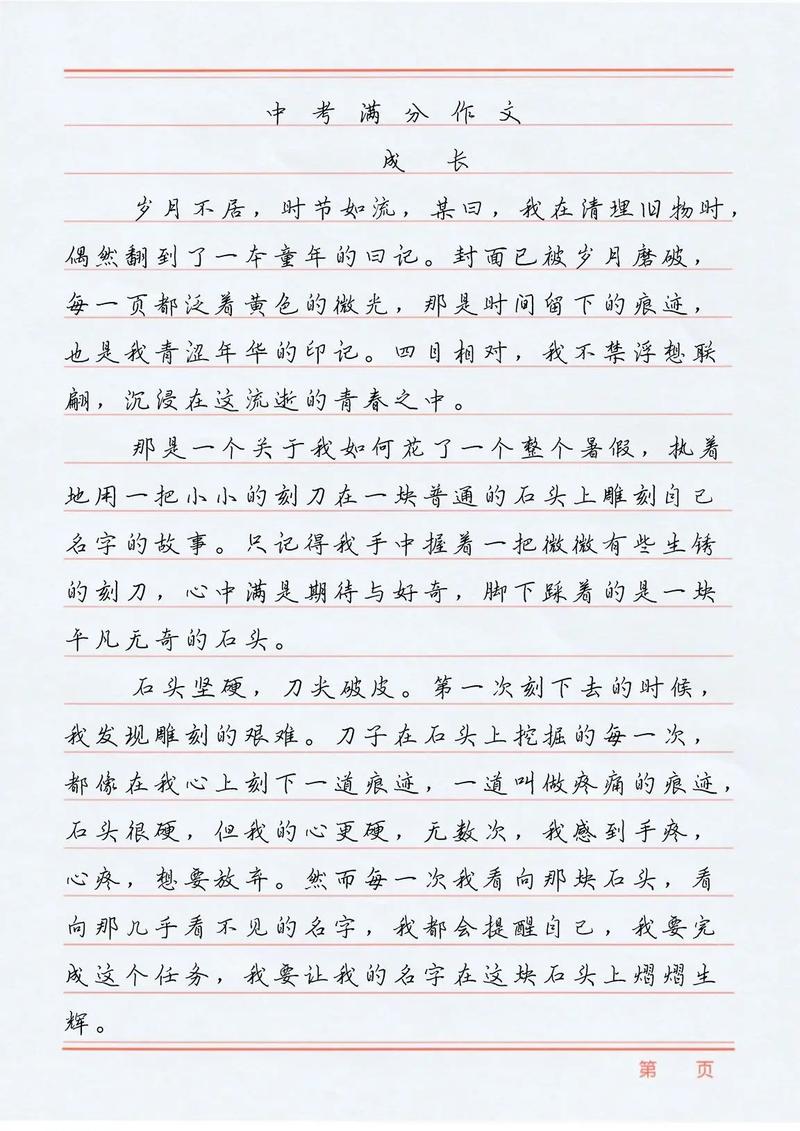 成长路上，我们该如何书写中考答卷？