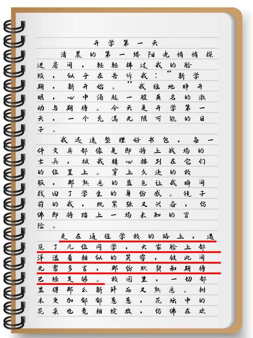 初中开学第一天作文该怎么写才生动？