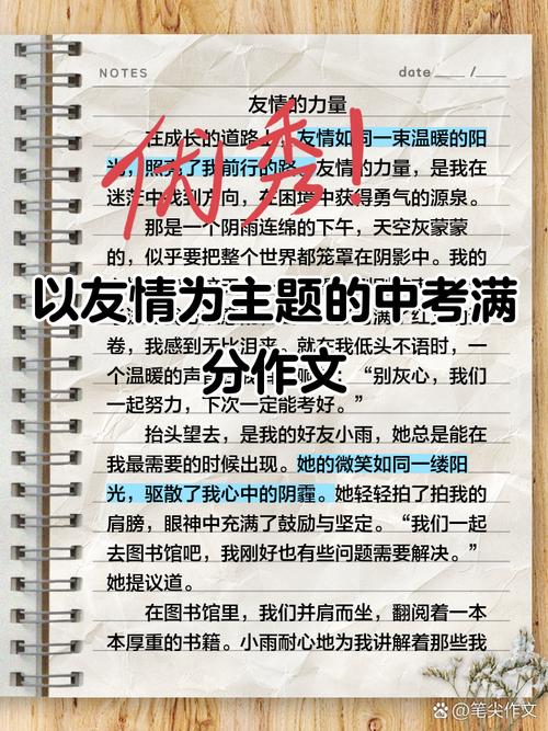 中考满分作文友情如何打动阅卷老师?