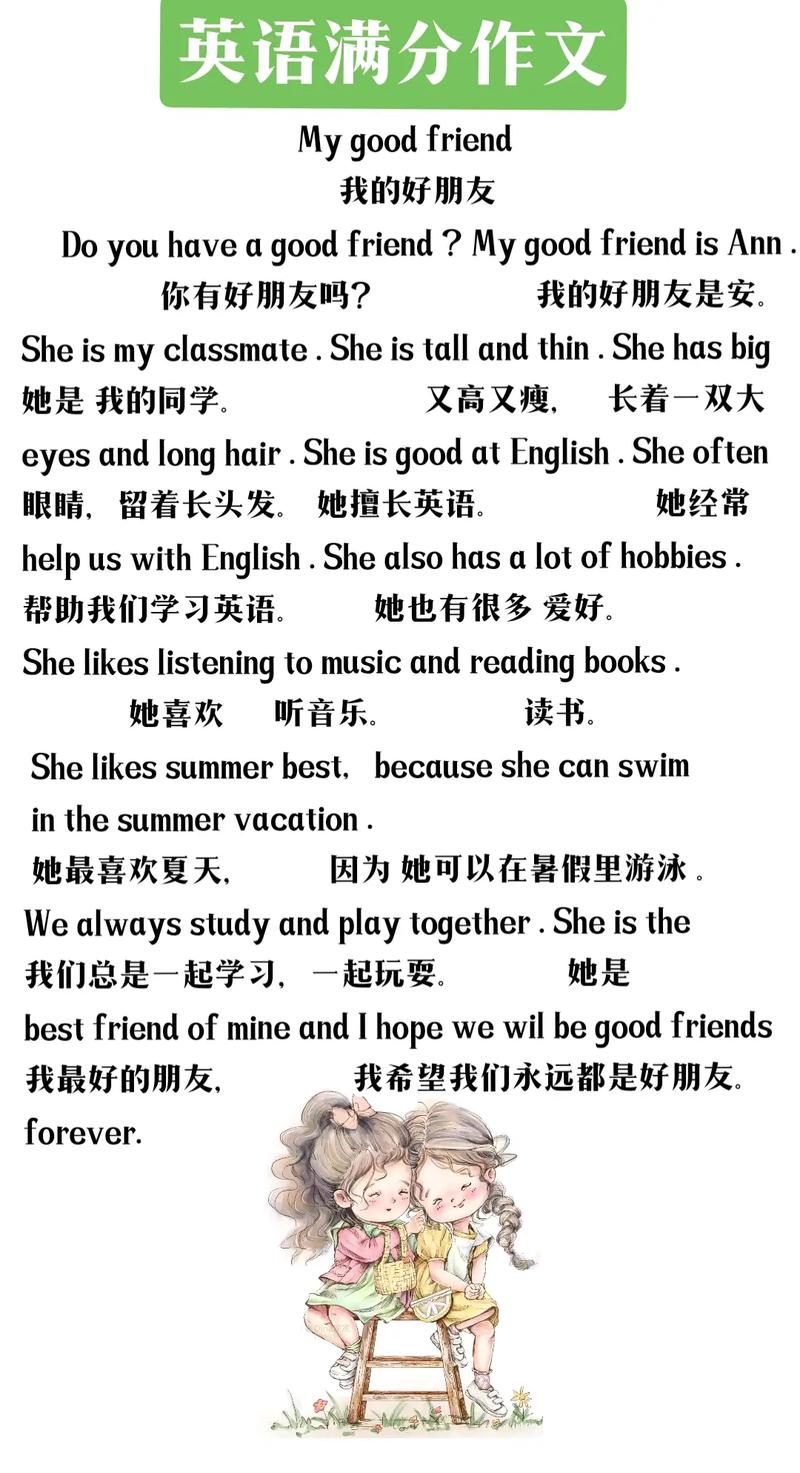 英语作文最好的朋友