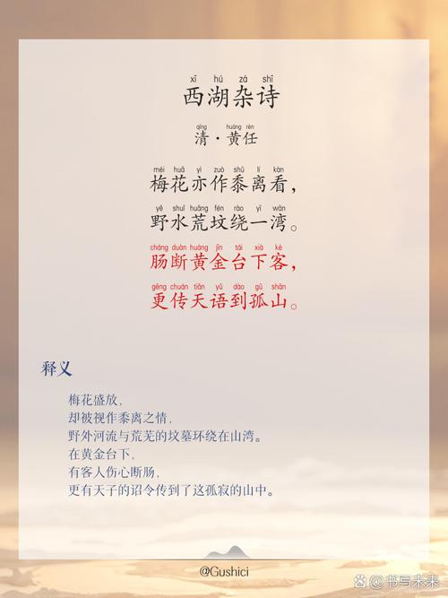 杭州中考古诗鉴赏怎么答？