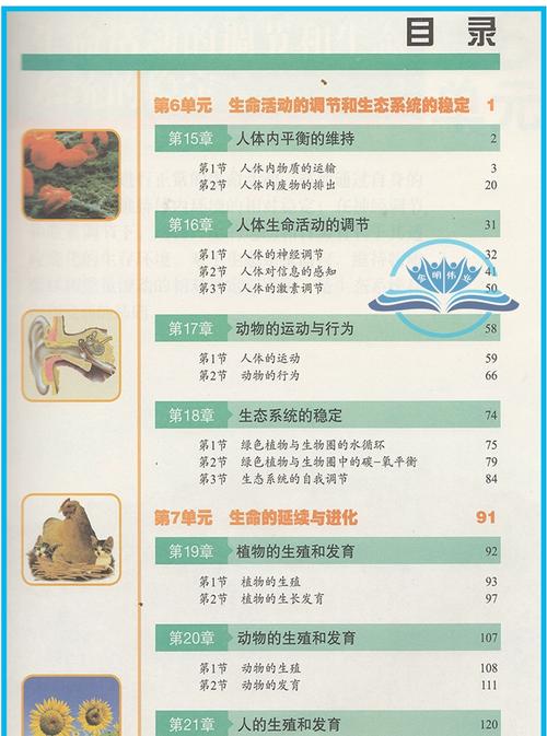 苏科版八年级上册生物重点难点是什么？