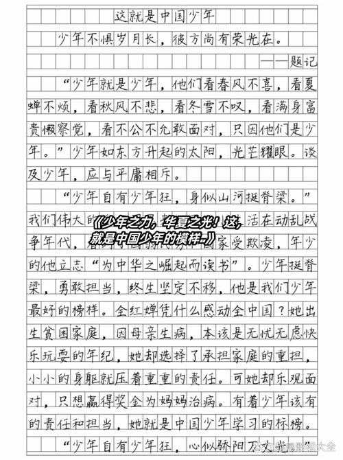 少年风采如何在中考作文中绽放?