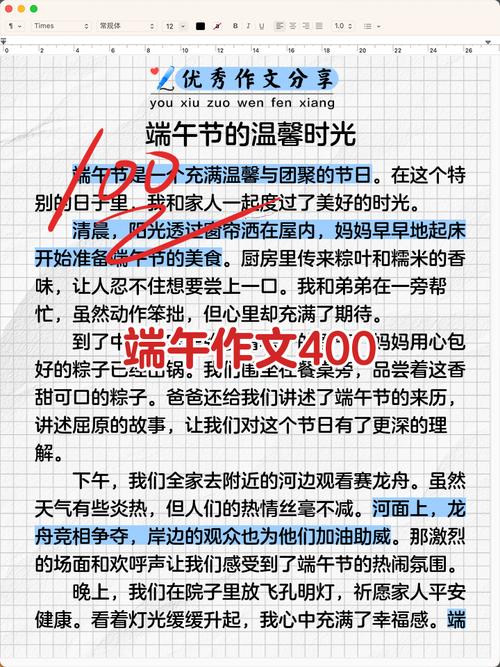 我的端午作文初中