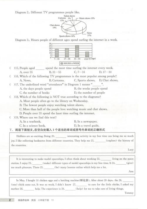 八年级下册英语作业本重点难点怎么掌握?