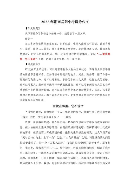 今年湖南作文题为何出得这么有深意？