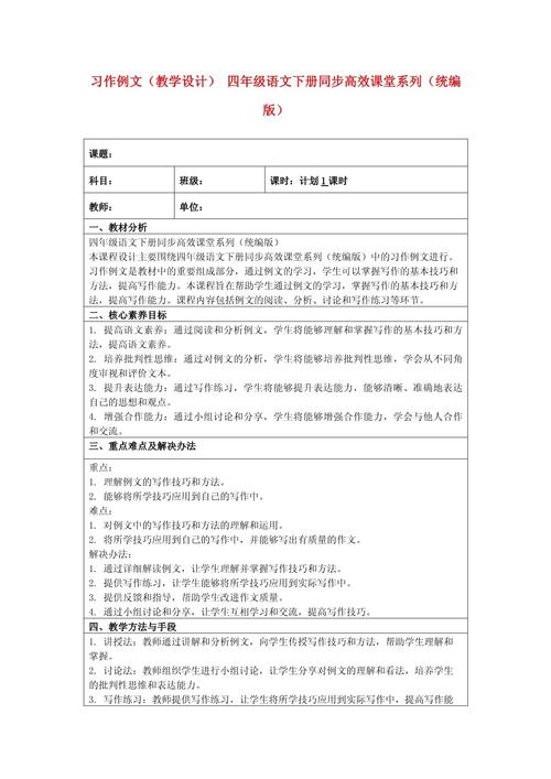 话题作文教学设计