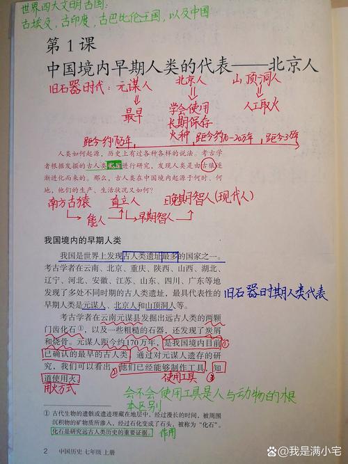 北师大七上历史有何核心考点与学习方法？