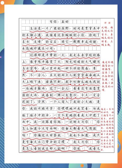 有你真好满分作文如何写出真情实感？