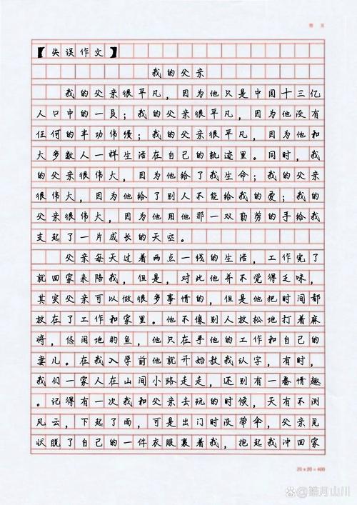 满分作文里，藏着怎样的父亲故事？