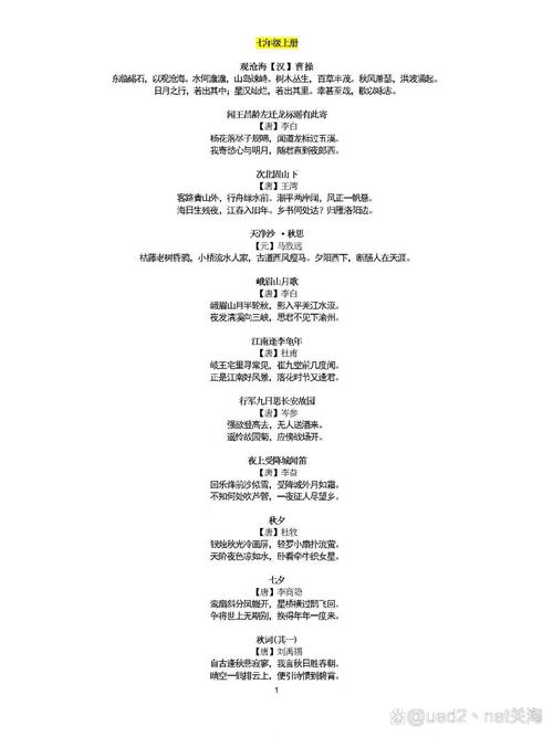 七到九年级语文古诗词如何高效掌握？