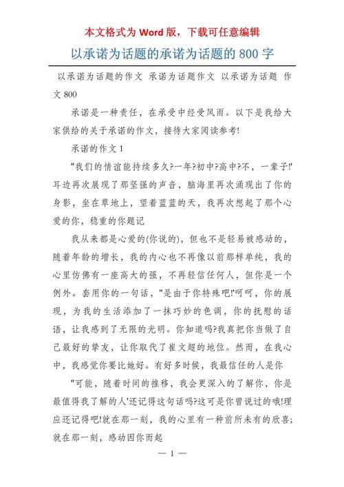 初中作文里，我的承诺该如何写才动人？