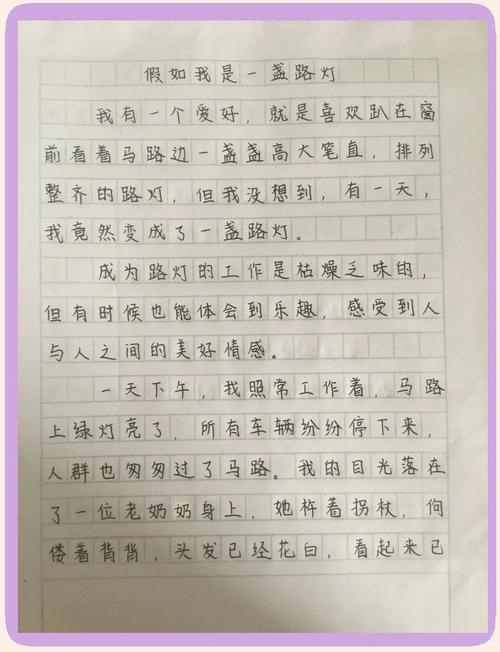 作文题目假如我是