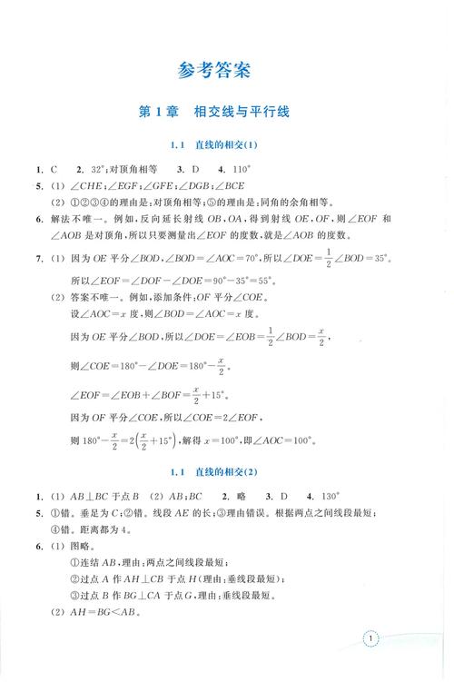 七年级数学作业答案集正确吗？