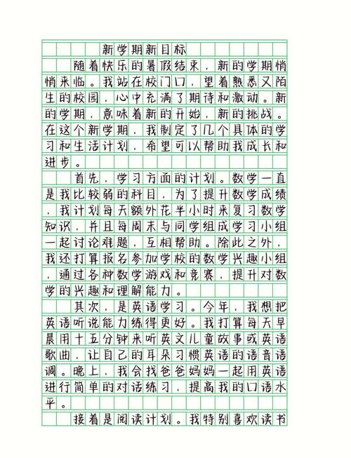 初中开学目标作文,目标该如何设定才更有效?