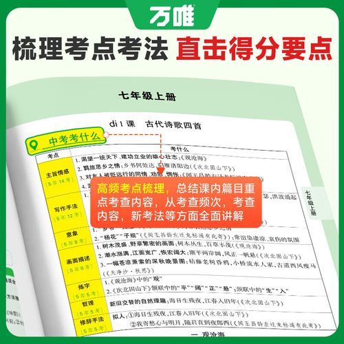 万唯中考中考古诗文如何高效提分？