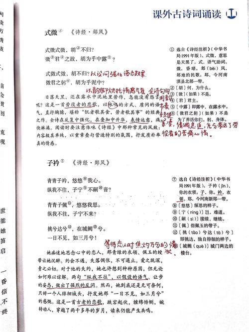 8下课外古诗词诵读