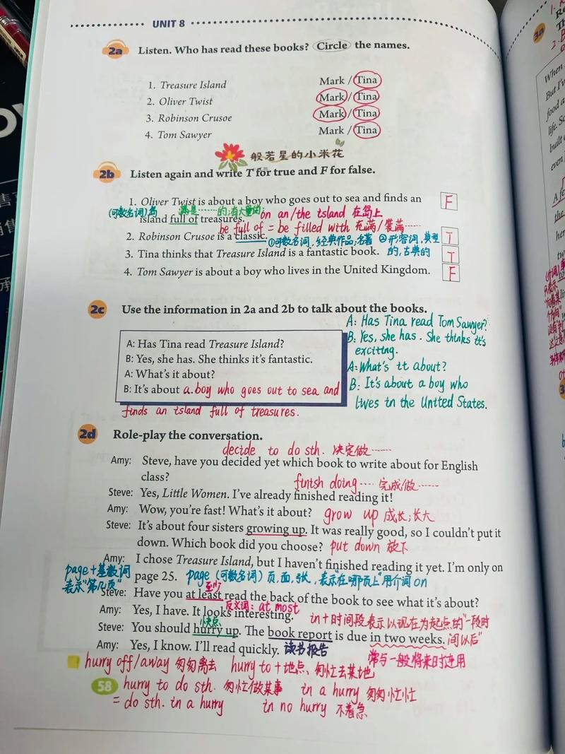 8年级下册英语书课文有哪些重点?