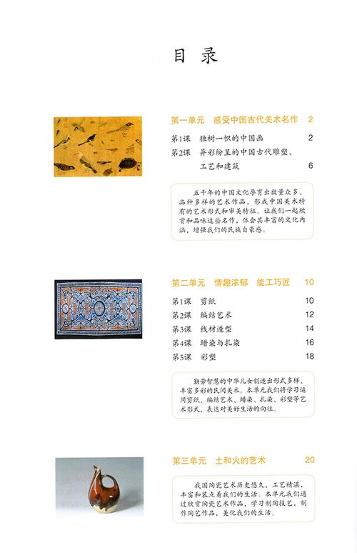 人教版七年级美术课本有哪些经典内容？