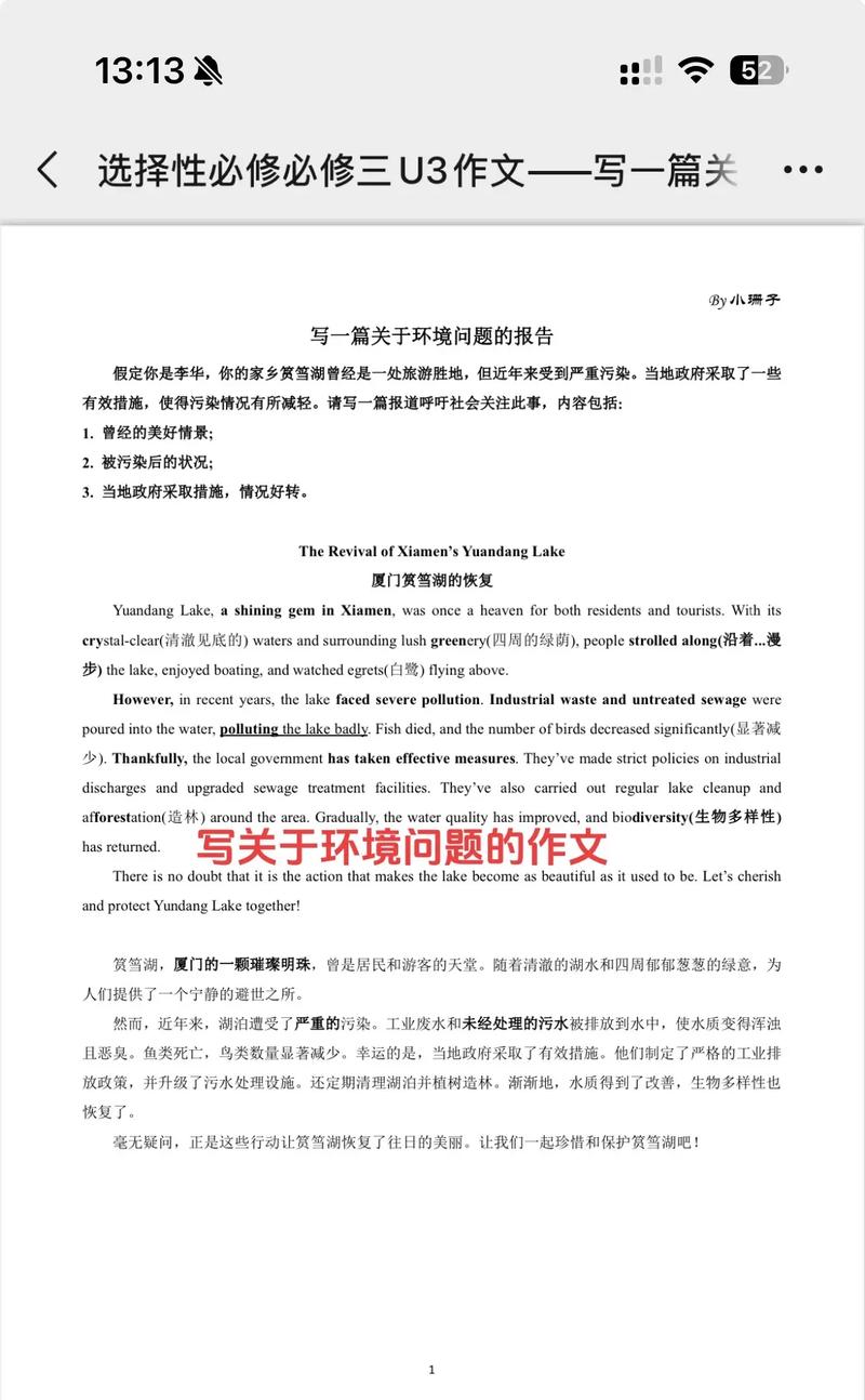 英语作文环境问题，如何有效应对全球环境危机？