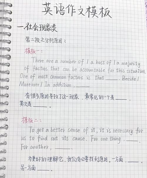 现象英语作文模板如何高效运用？