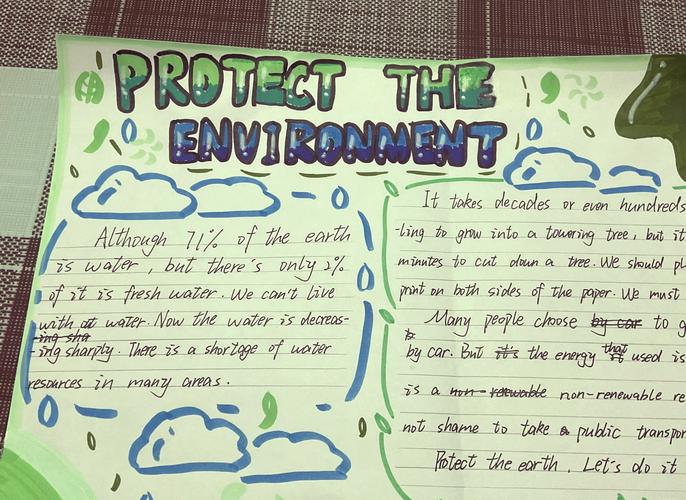 英语作文如何拯救地球？