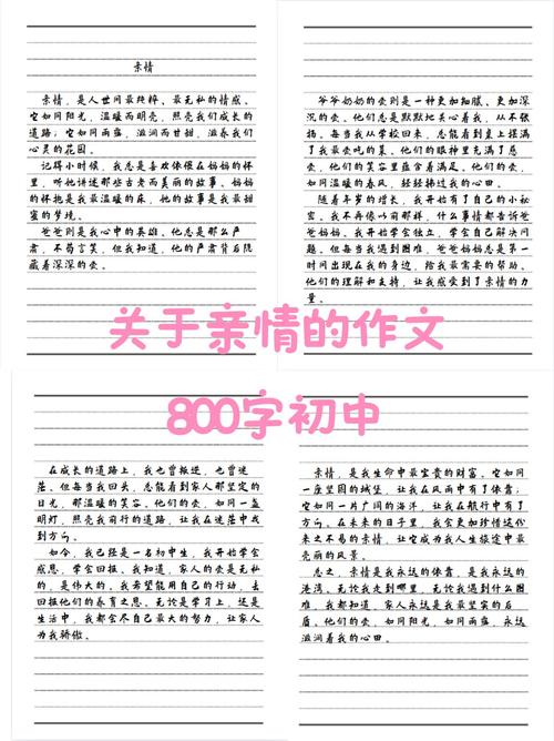 亲情初中作文，如何写出真情实感？