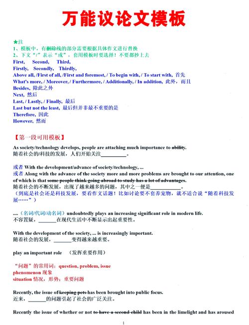 英语作文模板真的能提升分数吗？