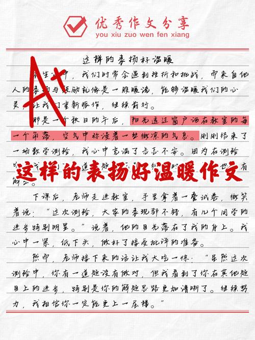 作文中哪句话藏着这样的温暖？