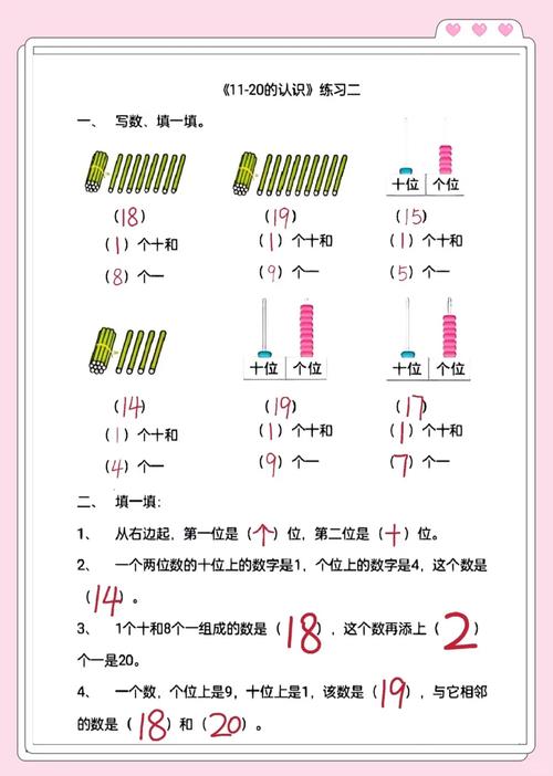 一年级各数是什么意思