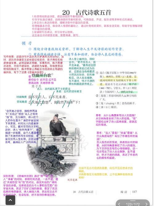 七下语文古诗五首，如何高效掌握考点与情感？