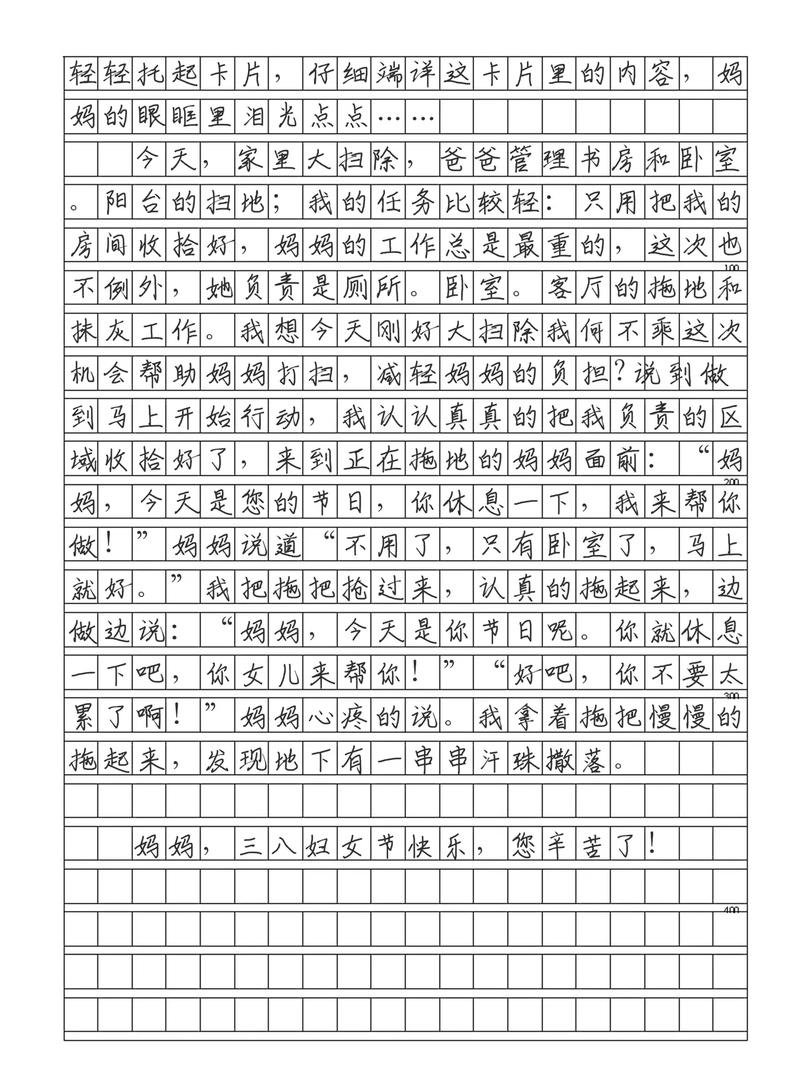 小学作文感恩母亲