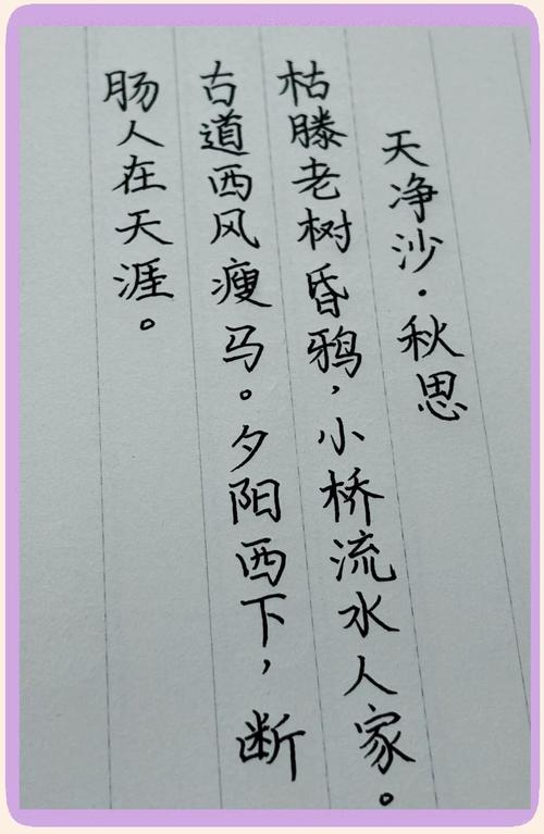 天净沙 秋思作文