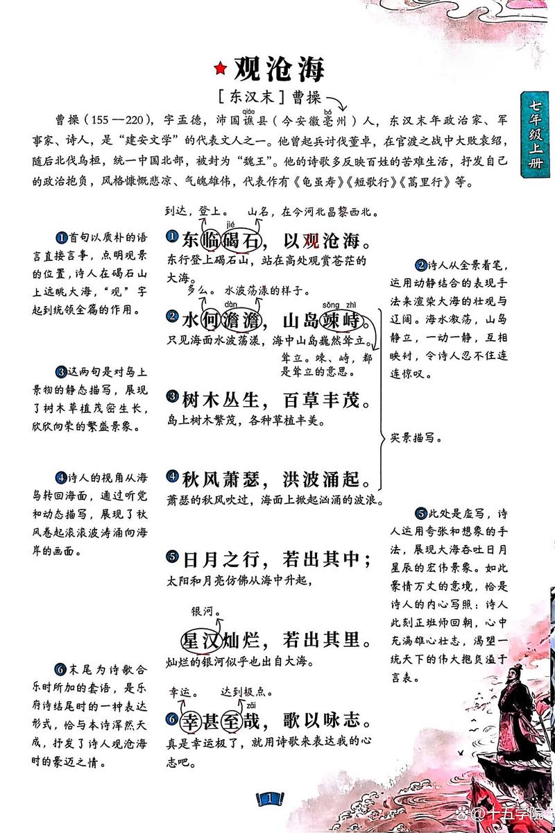 七上古诗四首，如何高效掌握核心考点？