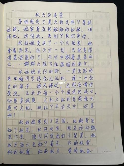 秋天的作文写事的