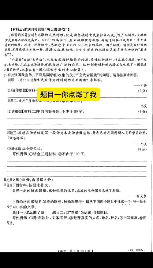语文试卷作文分析的侧重点是什么？