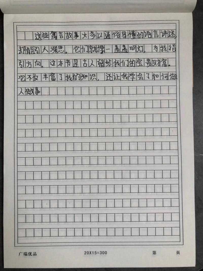 解读一篇寓言作文