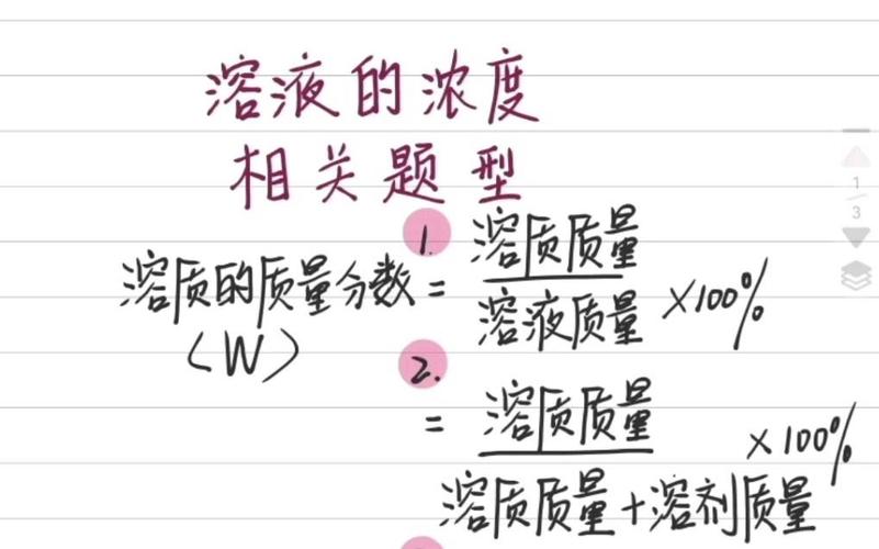 溶液浓度怎么算？溶质溶剂啥关系？